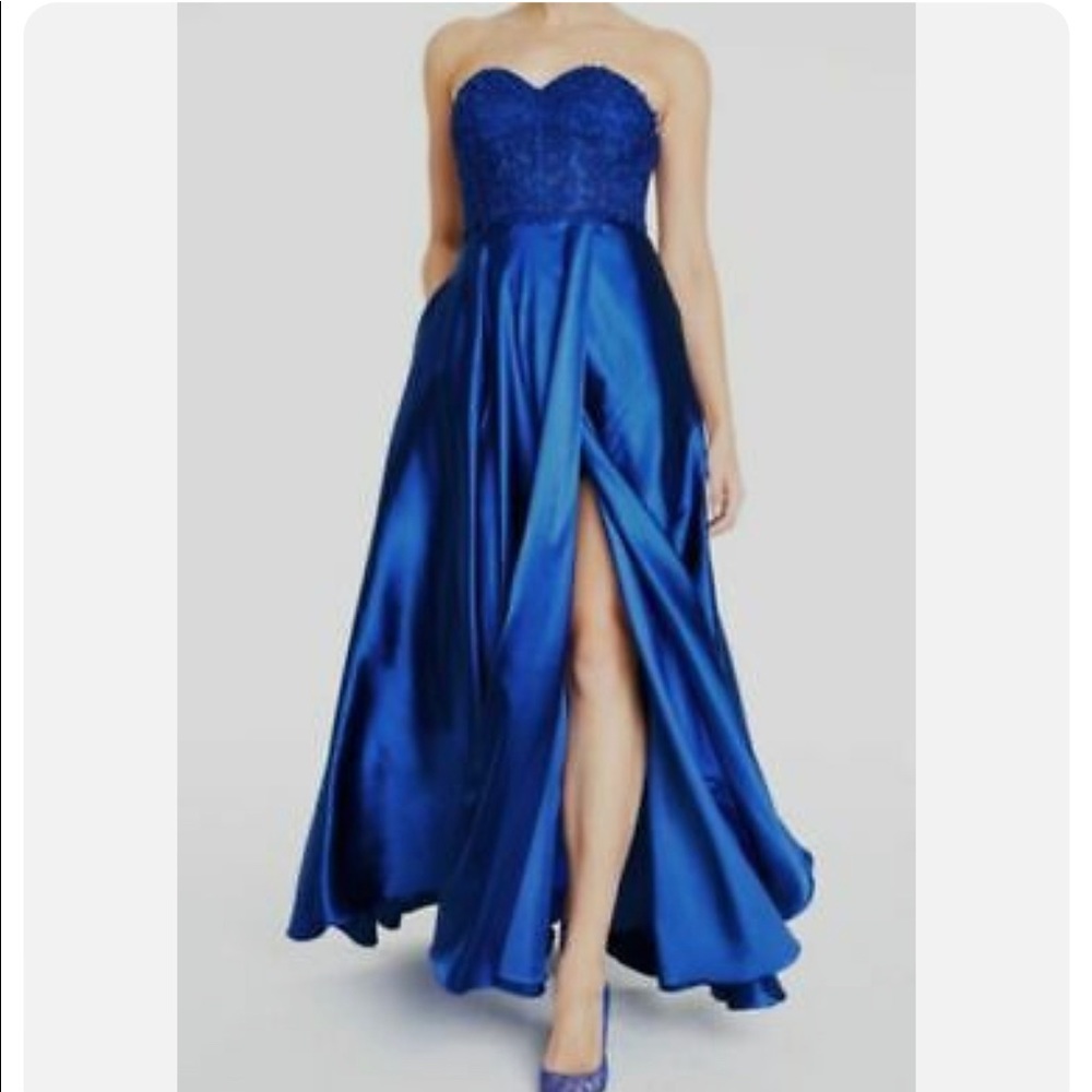 Blondie Nites Royal Blue Dress